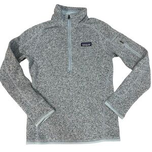 Patagonia Blue and Gray Fleece Jacket